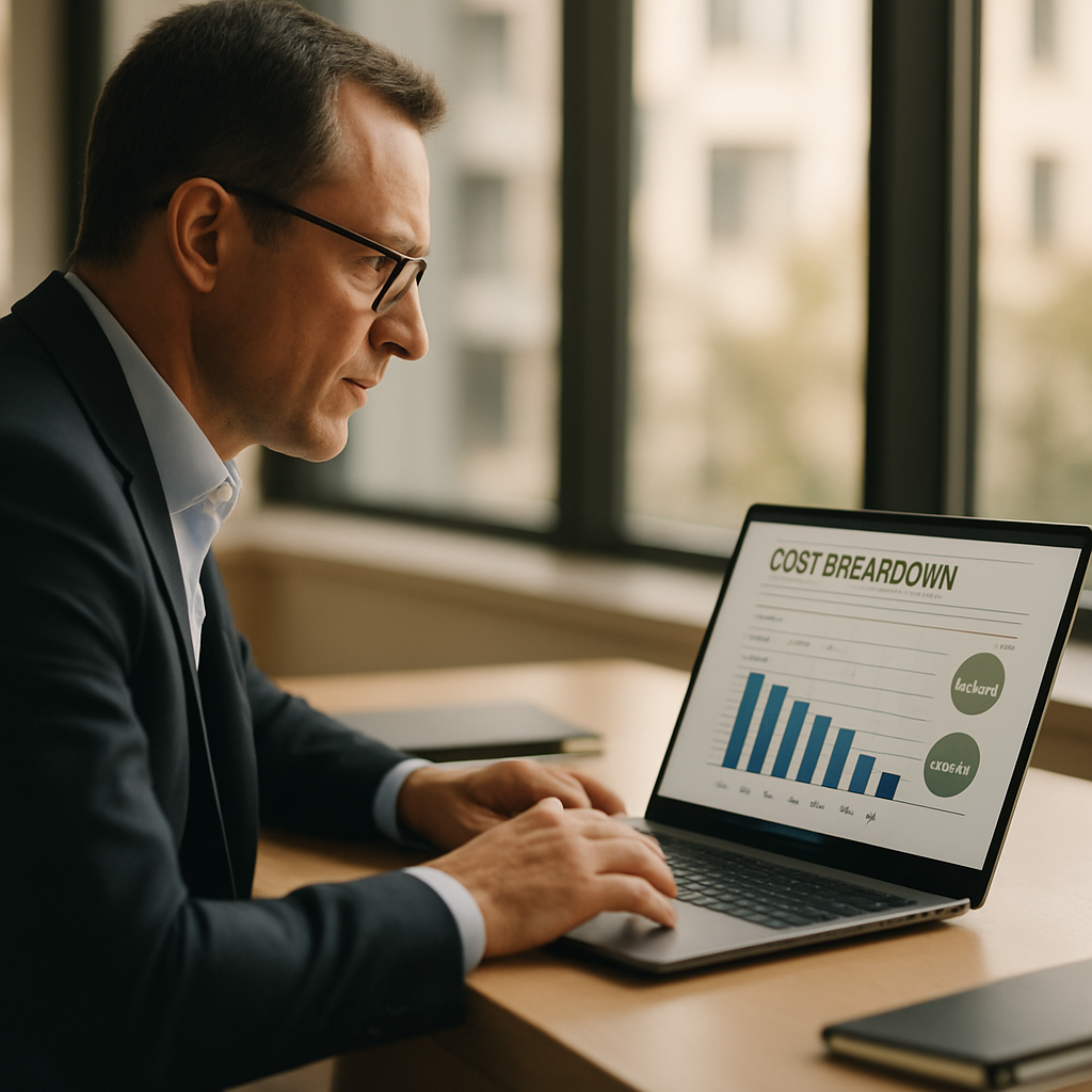 HubSpot cost optimization analysis on an executive dashboard