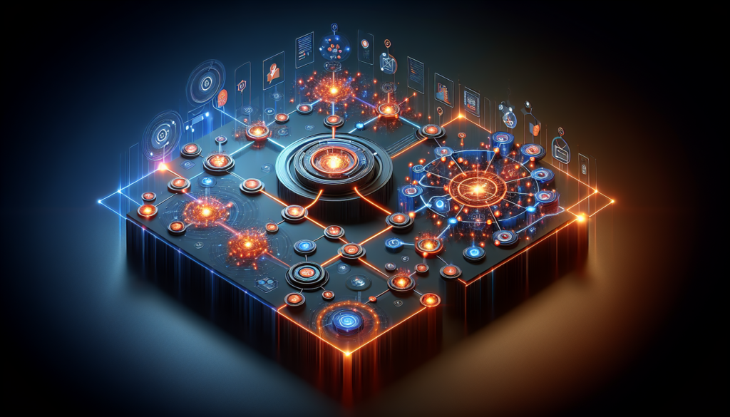 HubSpot Zapier integration concept showing connected app nodes and automation flows